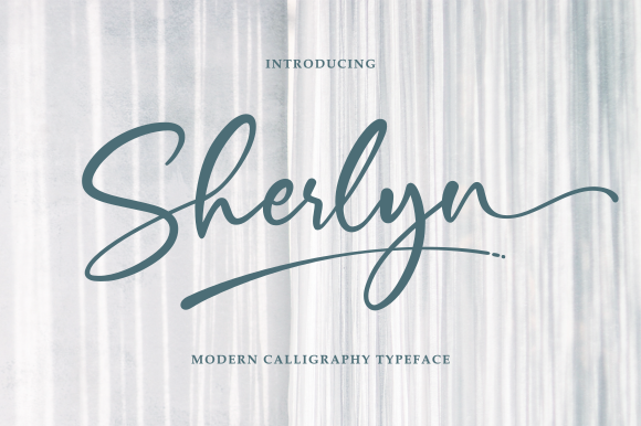 Sherlyn Font Poster 1