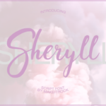 Sheryll Font Poster 1