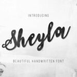 Sheyla Font Poster 1