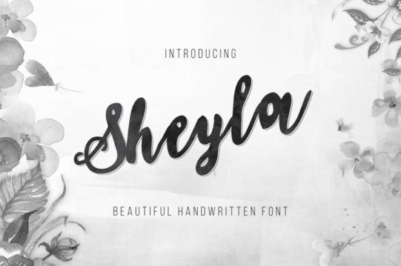 Sheyla Font Poster 1