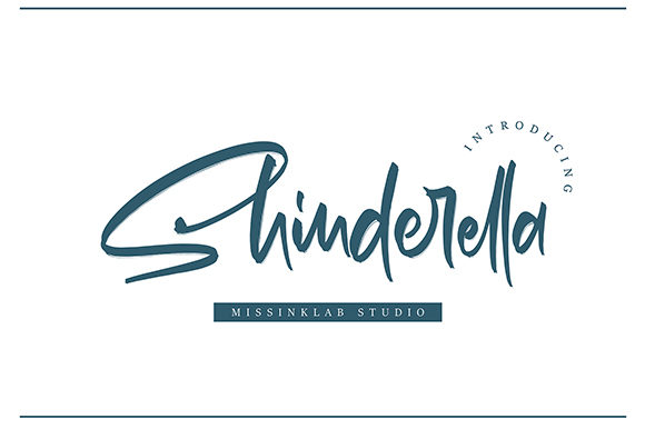 Shinderella Font Poster 1