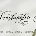 Shington Script Font Poster 7