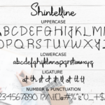 Shintelline Font Poster 7