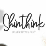 Shinthink Font Poster 1