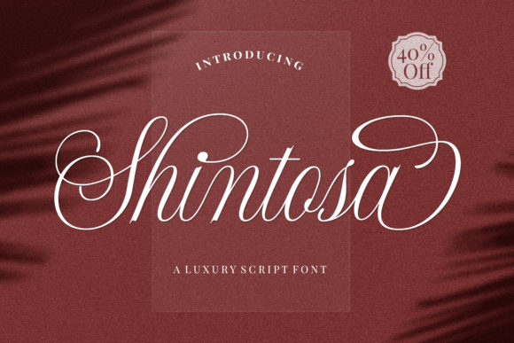 Shintosa Font Poster 1