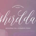 Shirelda Script Font Poster 1