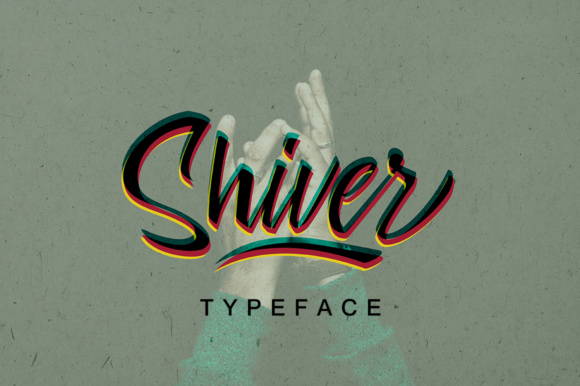 Shiver Font Poster 1