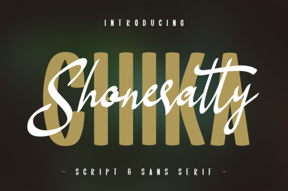 Shoneratty Chika Font Poster 1