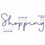 Shopping Font Poster 8