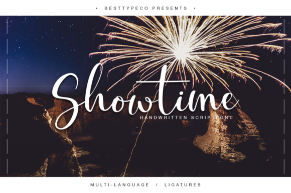 Showtime Font Poster 1