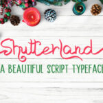 Shutterland Font Poster 1