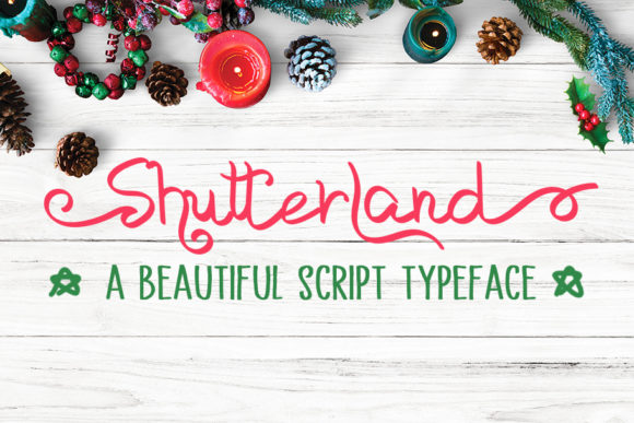 Shutterland Font Poster 1