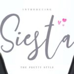 Siesta Font Poster 1