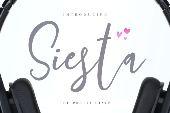 Siesta Font Poster 1