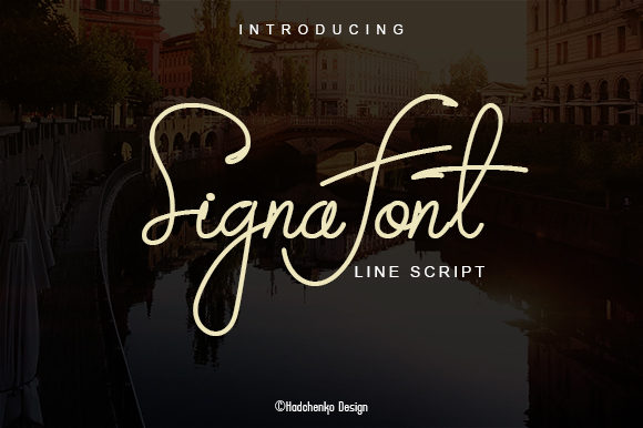 Signa Font Poster 1