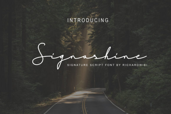Signashine Font