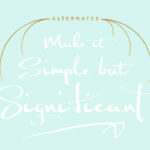 Significant Font Poster 7