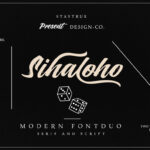 Sihaloho Font Poster 1