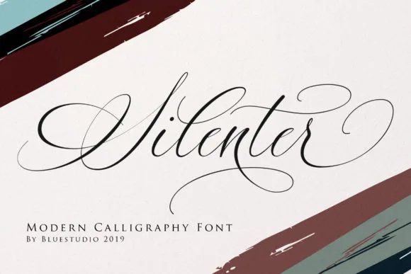 Silenter Font Poster 1