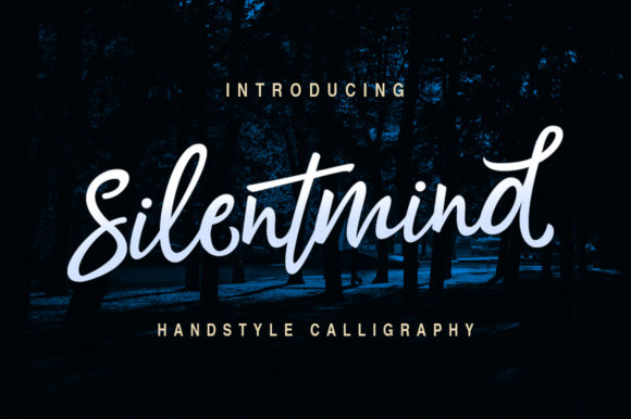 Silentmind Font Poster 1