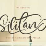 Silitan Font Poster 1