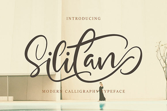 Silitan Font Poster 1