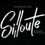 Silloute Font Poster 1