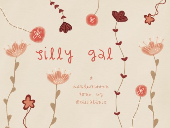 Silly Gal Font Poster 1