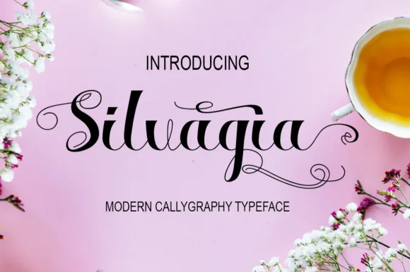 Silvagia Font Silvagia Font Poster 1