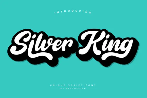 Silver King Font Silver King Font Poster 1