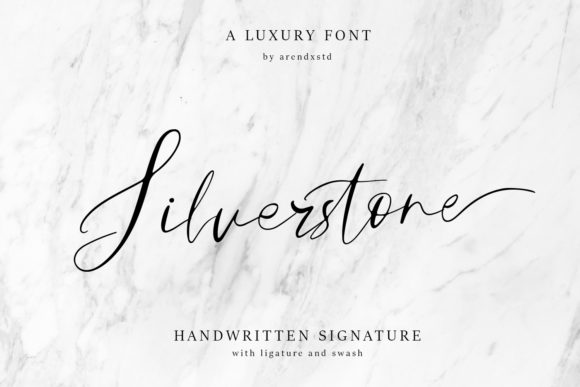 Silverstone Font Poster 1