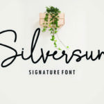 Silversun Font Poster 1