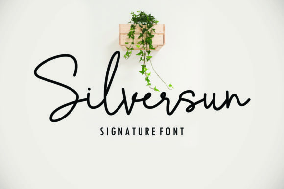 Silversun Font Poster 1