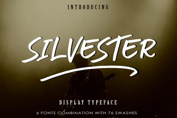 Silvester Font Silvester Font Poster 1
