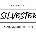 Silvester Font Poster 8