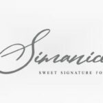 Simanice Font Poster 1