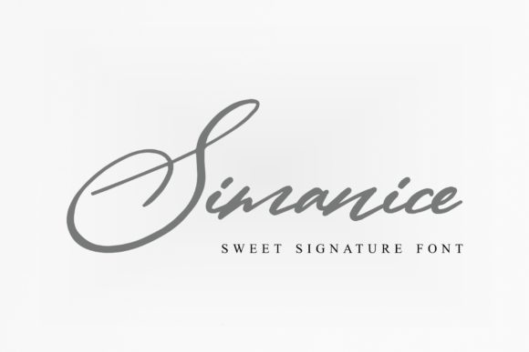 Simanice Font Poster 1