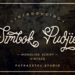 Simbok Pudjie Script Font Poster 1