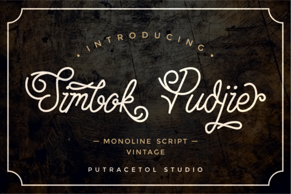 Simbok Pudjie Script Font