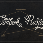 Simbok Pudjie Script Font Poster 3