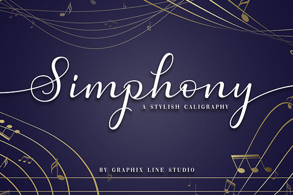 Simphony Font Poster 1