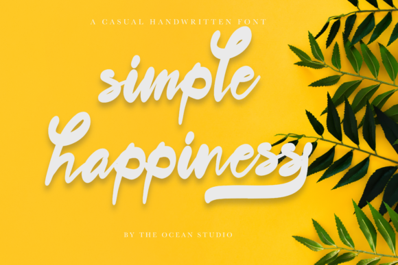 Simple Happiness Font Poster 1