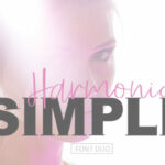 Simple Harmonic Duo Font Poster 1