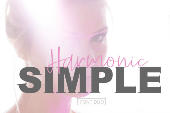 Simple Harmonic Duo Font Poster 1