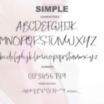 Simple Harmonic Duo Font Poster 7
