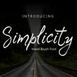 Simplicity Font Poster 1