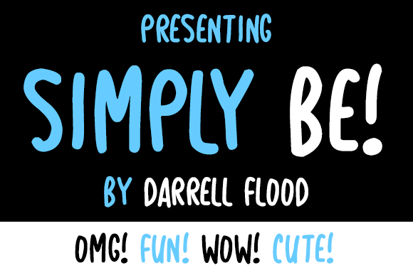 Simply Be Font Poster 1