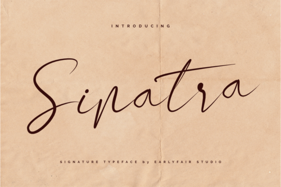 Sinatra Font Poster 1