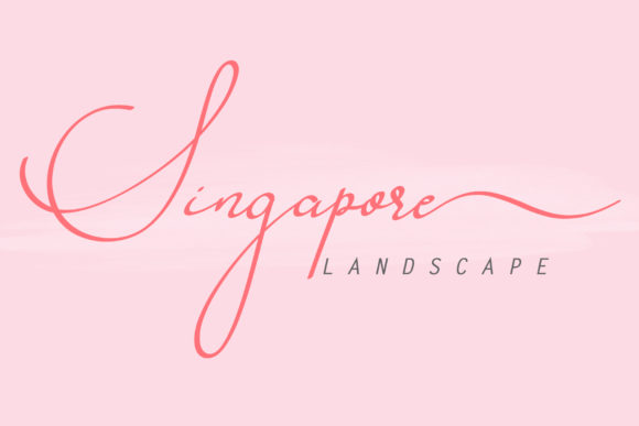 Singapore Landscape Font