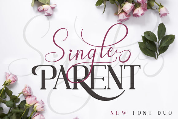 Single Parent Duo Font Poster 1